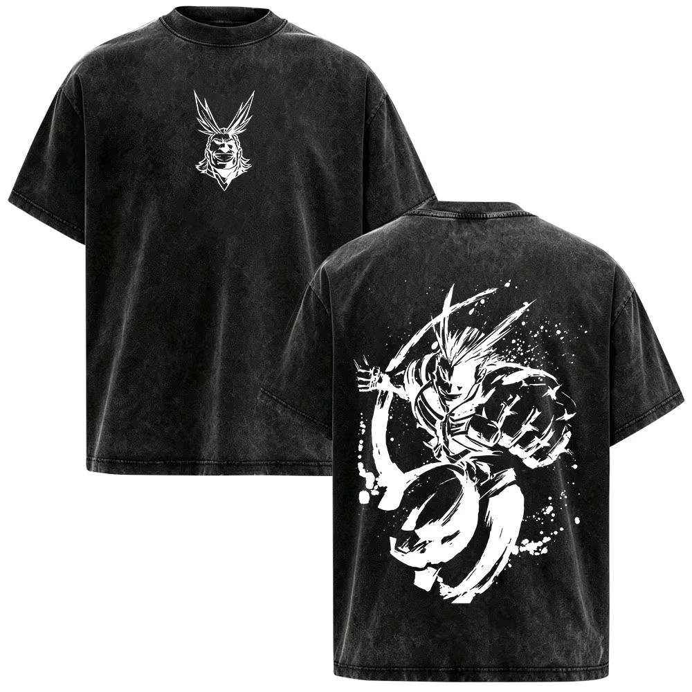 2026 Hot Sale Anime My Hero Academia Midoriya Izuku Bakugou Katsuki Graphic Print T-shirts Men Women Hip Hop Punk Oversized T-shirt