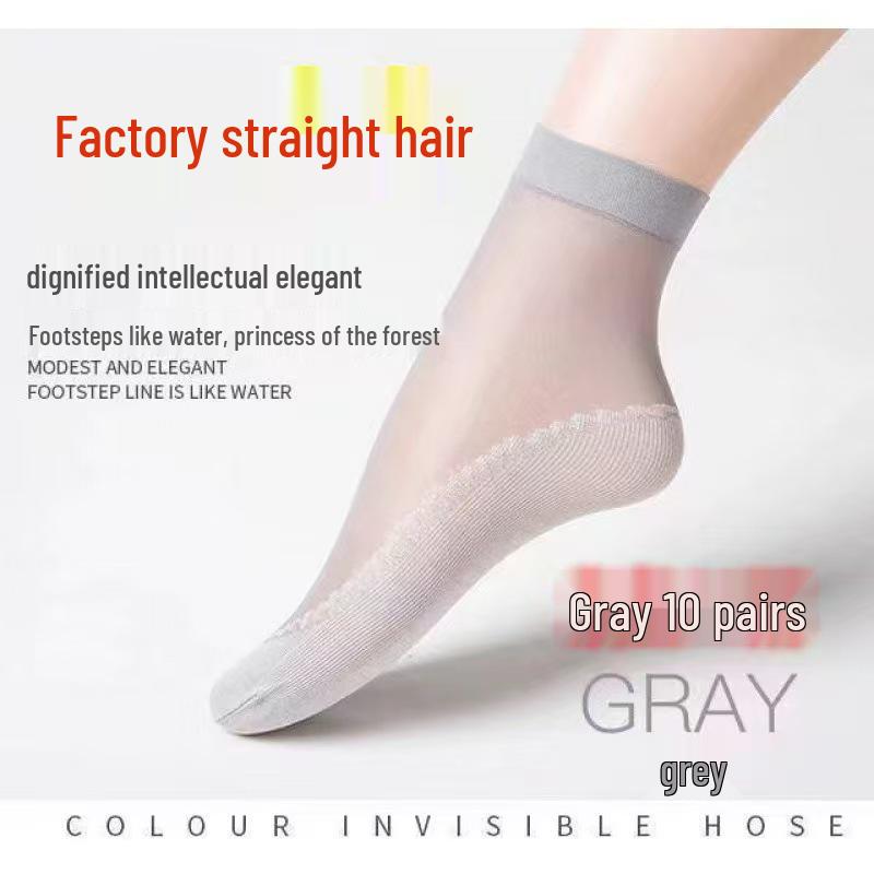 

Women s Anti-Slip, Anti-Odor Cotton Pantyhose Ankle Socks - Wear-Resistant, Sweat-Absorbent, Anti-Snag, Thin Mid-Calf for Spring, Autumn, Summer. One Size