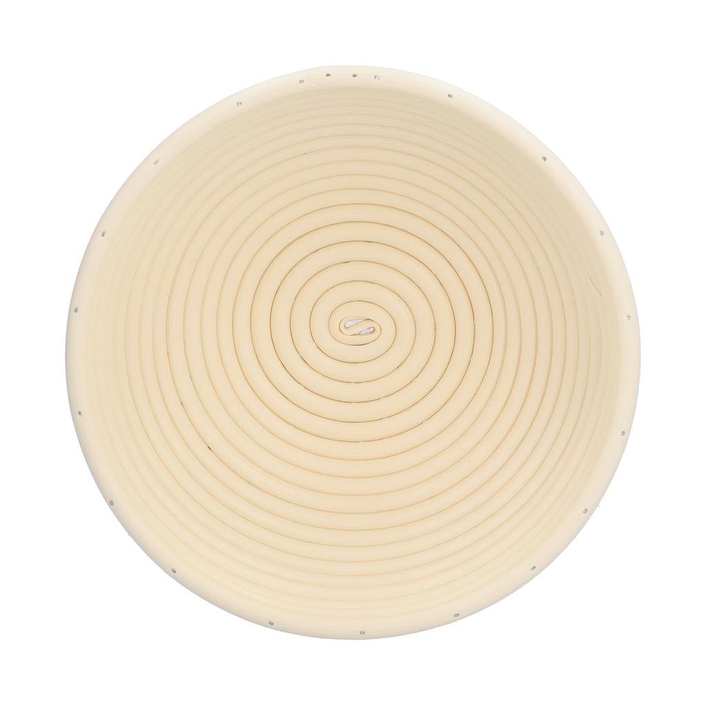 Washable Bread Fermentation Basket Innovative Shape Baking Basket for Kitchen Home Bakery Beige Rond 20x8cm