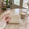 Lightweight Polka Dot Trifold Wallet PU Leather Mini Wallet Aesthetic Card Holder  Daily Use