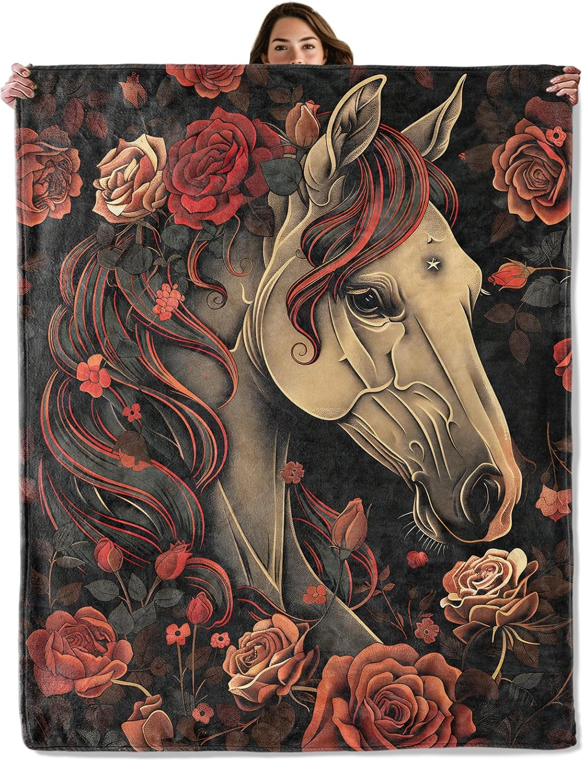 Cosmic tree blanket galaxy celestial design mystical forest pattern soft throw boho decor bedroom textile spiritual accessory 75x90cm