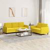 VidaXL Sofa Set 2 Pcs, Sofas with Armrests and Backrest, Furniture Set with Cushions, Living Room Furniture, 3202020