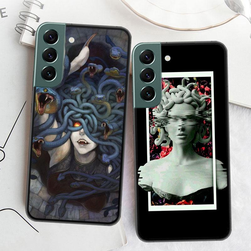 Custodia per telefono Medusa nella mitologia greca antica Per Samsung A15 A25 A35 A55 Galaxy A70S A50S A30S A30 A40 A71 A51 A41 A31 A21 A11 A