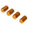 4pcs Tire Valve Air Valve Cap Black Aluminum Rims Stem Tyre Cover