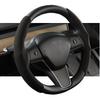 For 2017-2025 Tesla Model Y/Juniper Steering Wheel Cover Decorative,Fit Model 3/Highland Suede Steering Wheel Cover Protection Interior Auto Non Slip