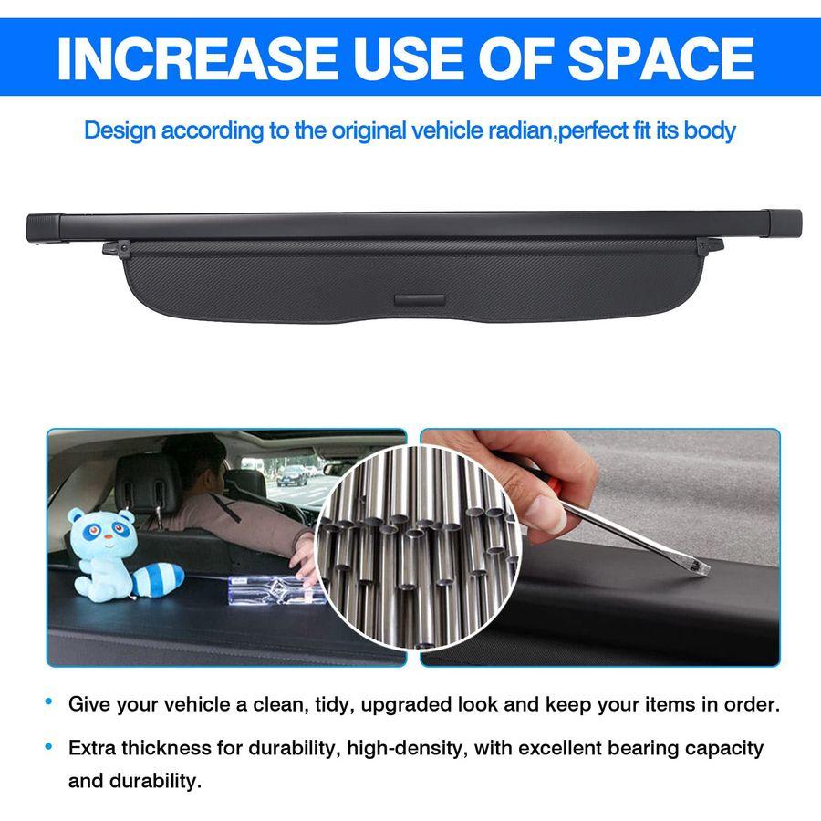 Cargo Cover for 20122016 Honda CRV Trunk Cover Retractable Trunk Shielding Shade Cargo for 20122016 CRV Accessories Luggage Cove