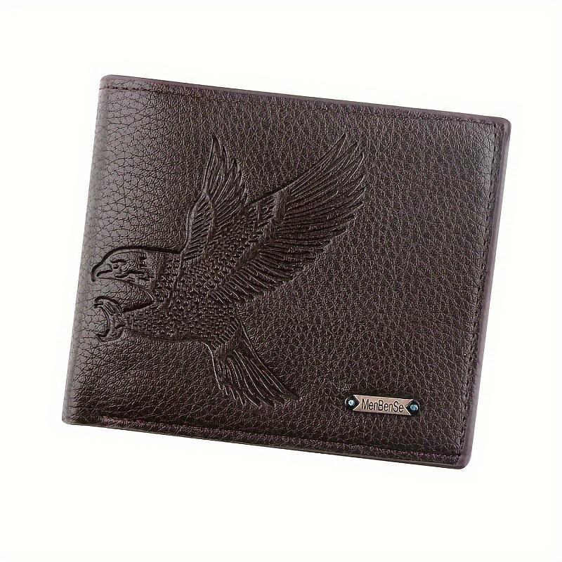 Stylish Men'S Wallet with Large Capacity Coin Purse, Multiple Card Slots, And a Zippered Coin Pocket, Perfect for Thanksgiving Or Birthday Gifts