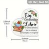 1pc German Heart-Shaped Acrylic Sign with 'Hard To Find Grumpy Teacher' Bilingual Design - Floral & Book Illustration, Perfect Thanksgiving Gift