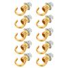 10PCS Zinc Alloy Opening Lantern Chandelier Hanging Ring Hook Light DIY Decoration