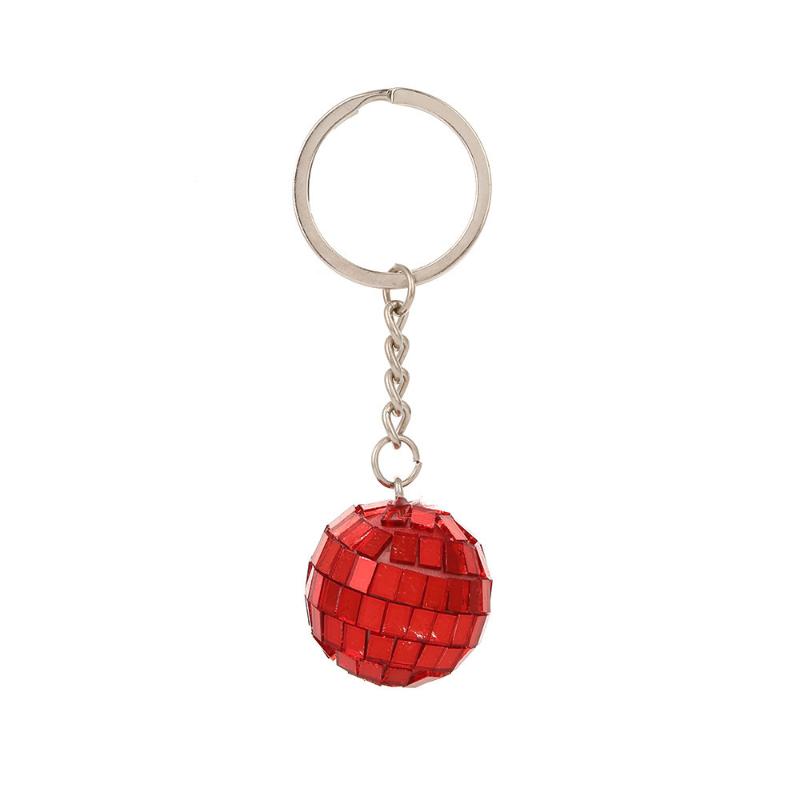 Mini Diskokugel Anhänger Schlüsselanhänger Vintage Dekor Dekorationen Schlüsselring Kind Auto