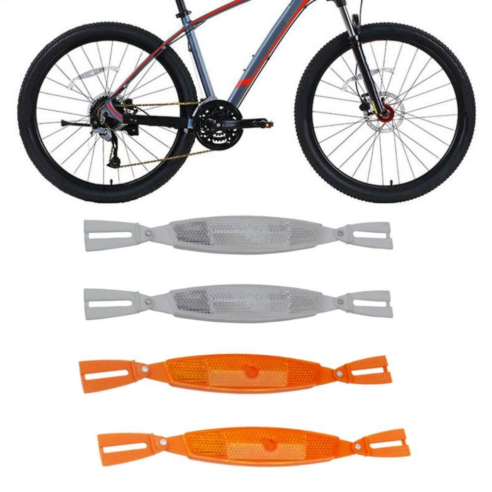 1 Pair ABS Bicycle Wheel Reflectors Warning Cycling Reflector Bike Spoke Reflectors  Night Riding