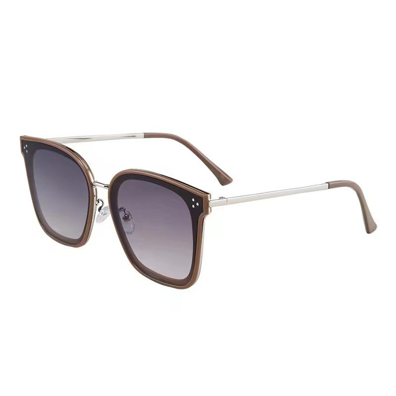 

New Style Sun Glasses For Men Korean Style Big Size Anti-Glare Sunglasses Women Uv Protection Travelling Men Sunglass