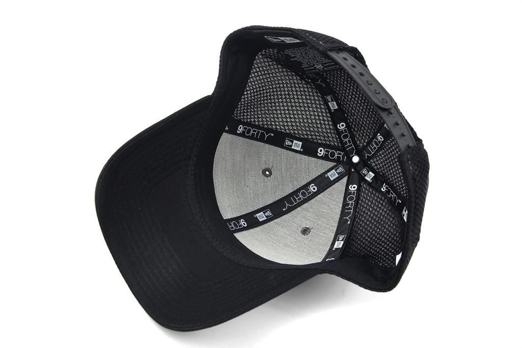 New Era 9FORTY Mesh Snapback Cap (Charcoal/Black)