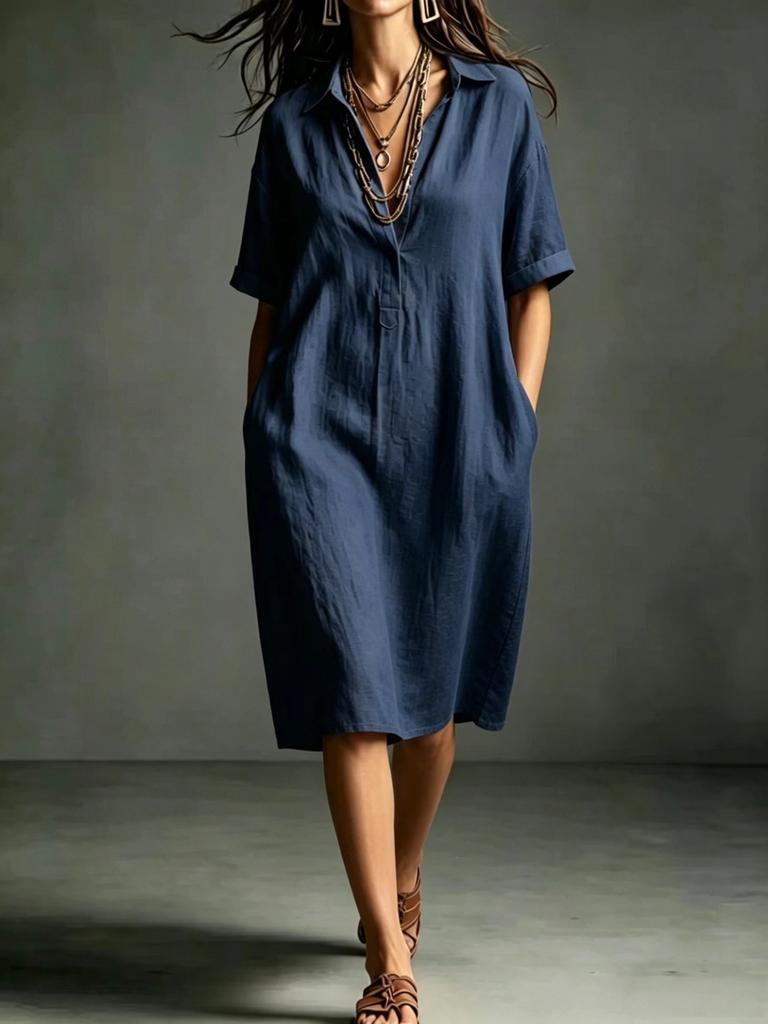 European and American summer new women's sleeveless vest skirt V-neck fungus edge loose dress