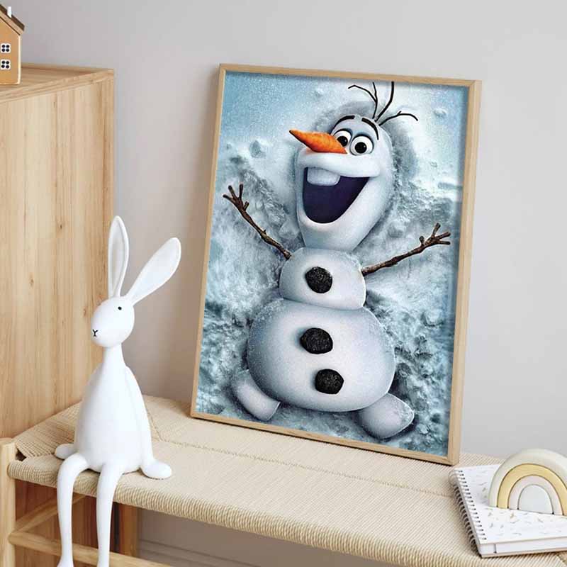 Disney Diamond Painting Olaf Illustration DIY Kit Frozen  Adult Arts and Crafts Home Decor and Gifts