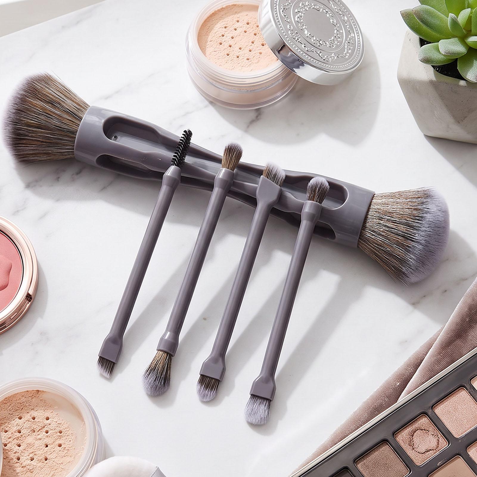 10-in-1 Magnetische Make-up Kwasten Draagbare Blusher Oogschaduw Kwasten voor Vloeibare Crème Poeder Cosmetica