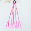 1PC Lovely Girls Colored Dirty Braids Wigs Ponytail Headbands Rubber Bands Hair Bands Headwear Kids Hair Accessories