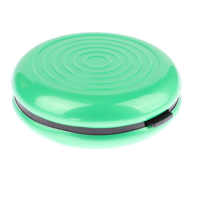 Round Usd/Euro Coin Dispenser Storage Coins Purse Wallet Holders Storage Box
