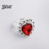 Trendy Jewelry Set Heart for Women Shiny Rhinestone Unique Design