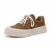 2026 New Casual Leather Vulcanized Shoes Fashion Thick-soled Walking Flats Genuine Leather Outdoor Antiskid Designer Sneakers