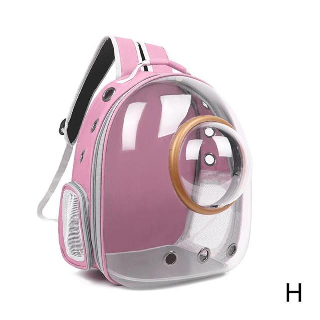 Backpack Portable Pet Astronaut Space Capsule Transparent Bag For Puppy Transportation Cage Accessori S7t2