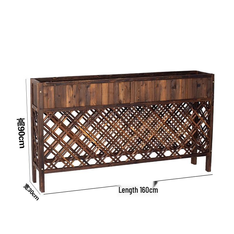 Anti-Corrosion Wood Flower Box & Garden Divider