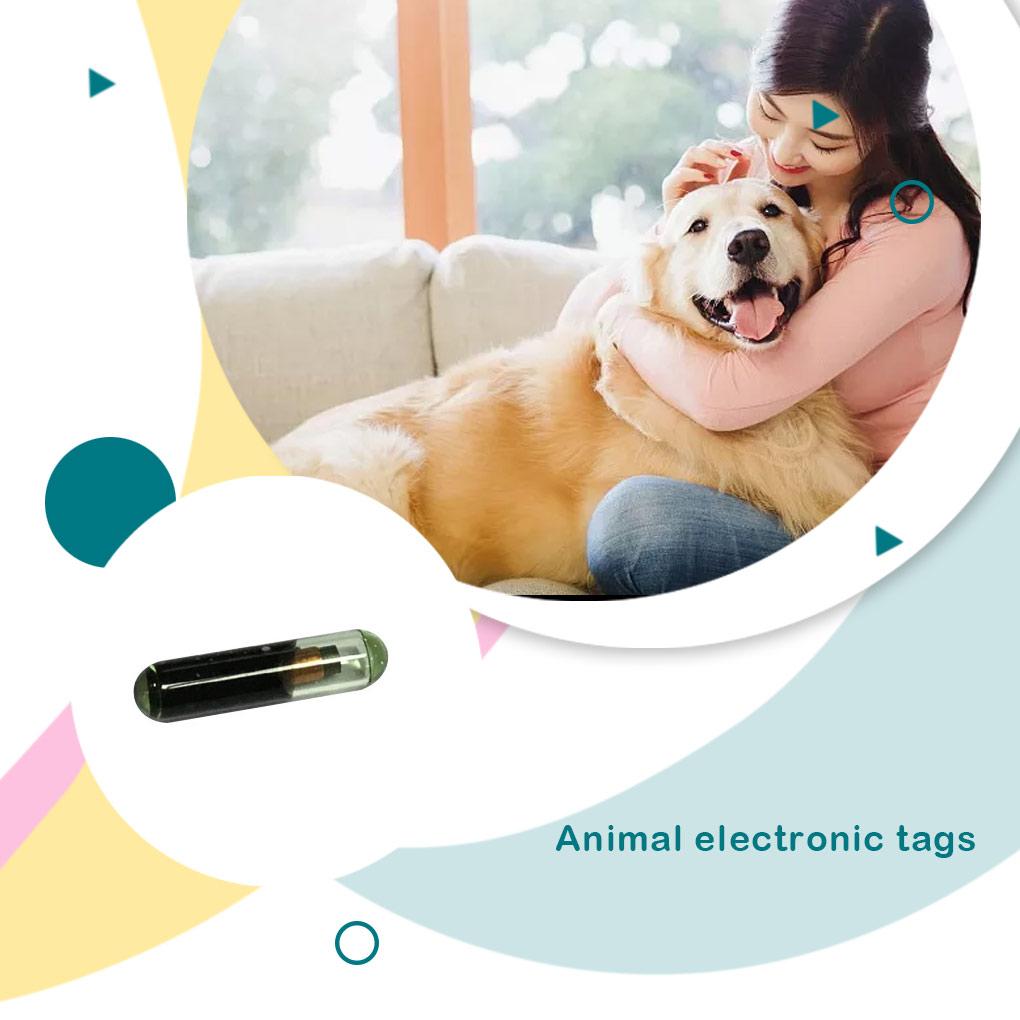 134.2KHZ Animal Microchip Bioglass Chip Tag Electronic Label Portable Multi-Functional Implantation Equipment Accessories