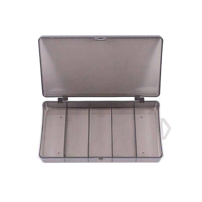 

5 Отделений Коробка для Рыболовных Снастей Чехол для Хранения Нахлыстовая Рыбалка Блесна Блесна Крючок Коробка для Приманок Коробки Рыболовные Аксессуары Инструменты чёрный