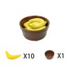 City Food Building Blocks Character Accessories Printing Set Fish Mushroom Fruit Burger Refrigerator Hot Dog Pizza Basin Toy