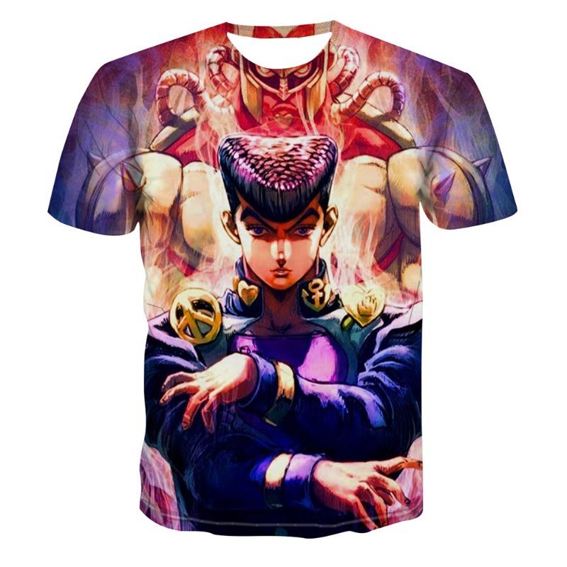 2026 Summer Anime Leisure Short-Sleeved Naruto Uzumaki Print 3D T-Shirt for Men - Adult Casual Shirt