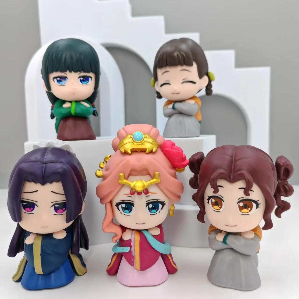 Latest The Apothecary Diaries Maomao Jinshi Figure Anime Periphery Cute And Charming Sitting Playthings Desktop Car Ornaments Model Gifts rando