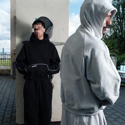 European and American Y2K Letter Embroidery Street Hip-hop Style Long Sleeved Hooded Sweatshirt for Autumn and Winter