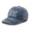 “Probably Late for Something" Unisex Snapback Baseball Hat Woman's Cap Non-Stretch Fabric Adjustable Baseball Cap