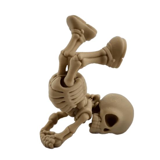 3D Printed Inverted Skeleton Upside-Down Skeleton Figurine Halloween Statue