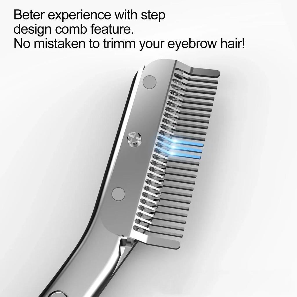 2pcs Stainless Steel Eyebrow Scissors With Eyebrow Comb High Quality Makeup Scissors Eyebrow Trimming Knife Hair Remover Shaver