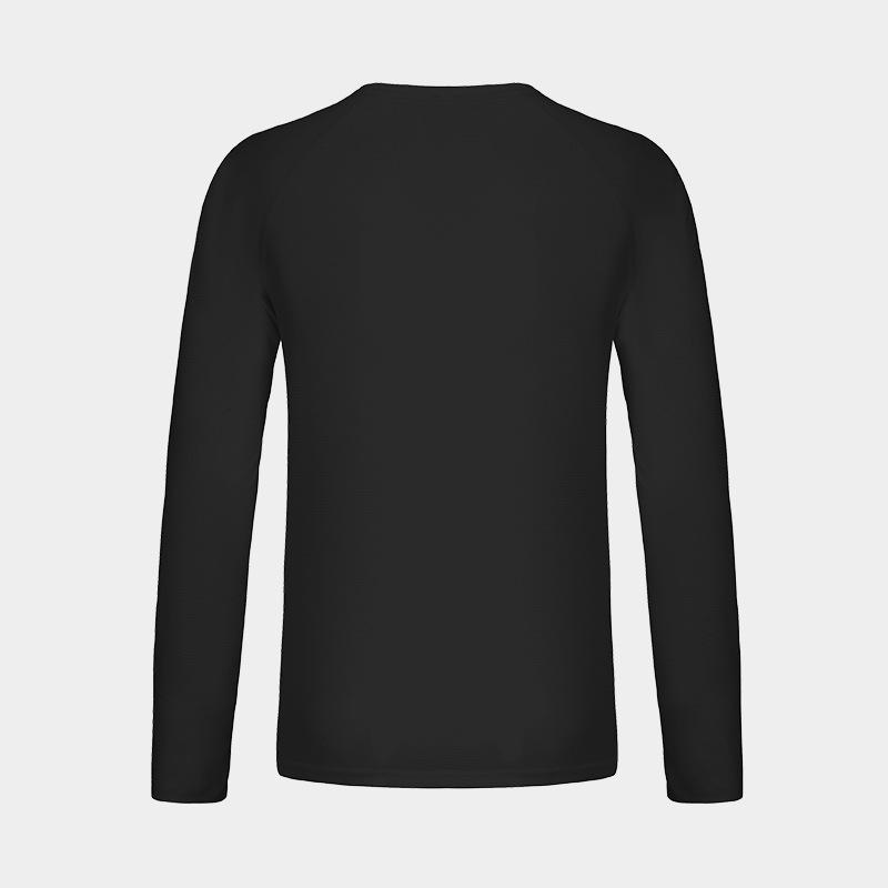 Herren Schnelltrocknendes Langarm-Sport-T-Shirt für Laufen, Basketball und Radfahren