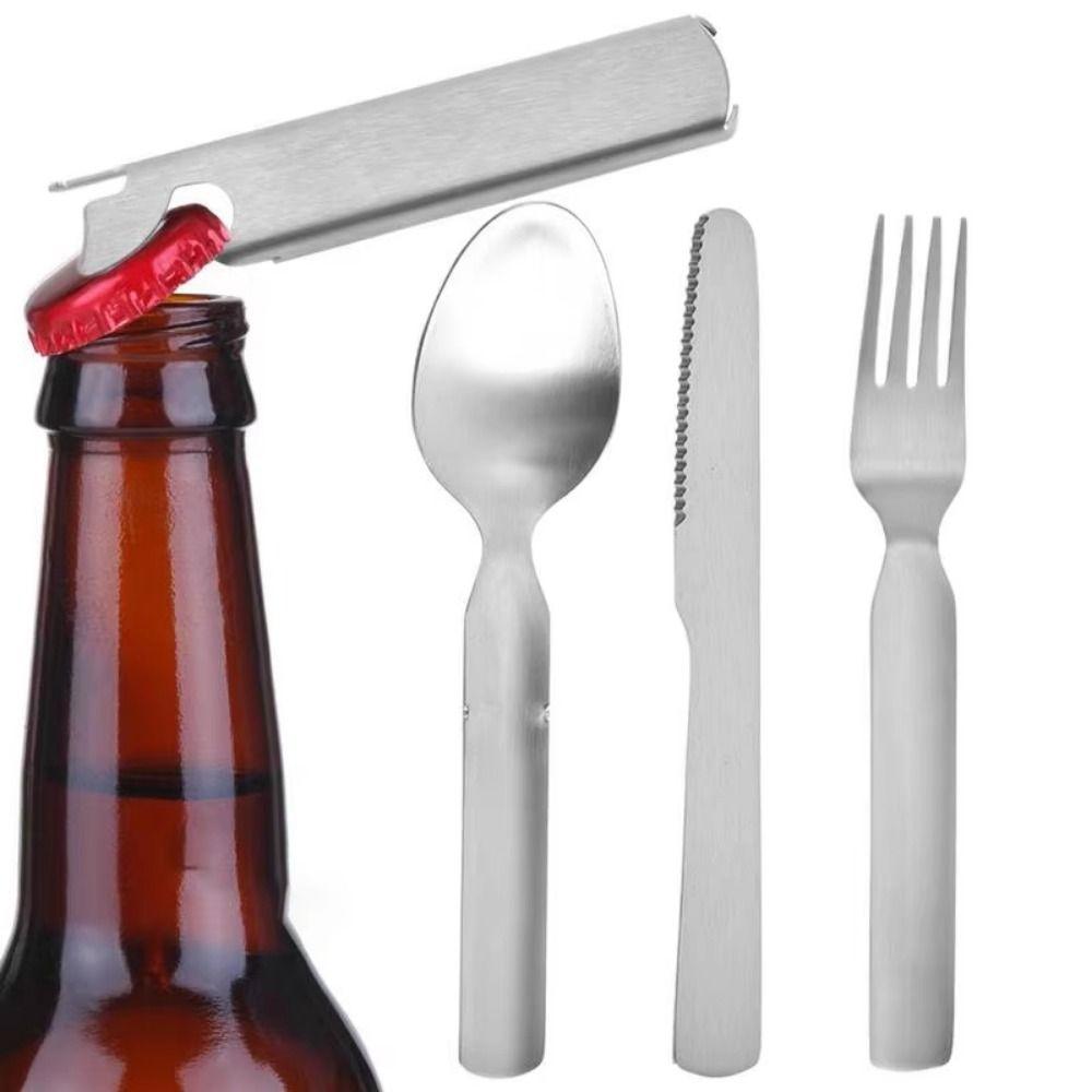 Reusable Tableware Utensil Kit Portable Spoon Fork Cutter Dinnerware Kit  Outdoor Tableware