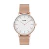 Authorized Dealer Cluse Watch CW0101211003 Boho Chic 28mm Rose Gold Dial [CLUSE] Women's Mesh/White