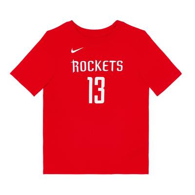 T-Shirt NBA Houston Rockets Mode Confortable Sport Manches Courtes Enfants Hauts 3Z2B311AF-RCKJH