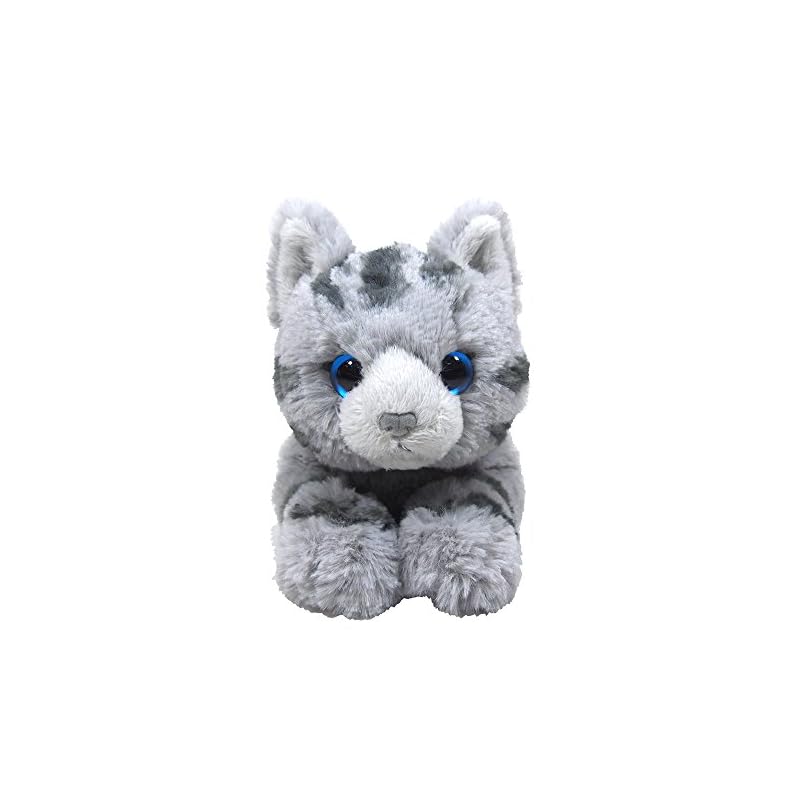 SUN LEMON Lap Cat Plush Toy, Small, Gray
