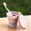 Silicone Foldable Cup Telescopic Cute Water Bottle Mini Retractable Cup Travel Children Cups Portable Teacups Drink Water Cup