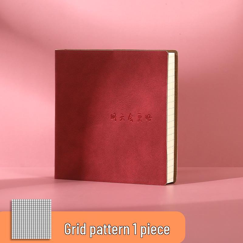 Компактный карманный планировщик: Мини-квадратный толстый пустой блокнот и дневник