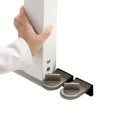 Fechadura de Segurança para Janela de Correr em Liga de Alumínio Fechadura Antifurto Ajustável Batente de Porta Fechadura de Segurança para Crianças para Casa e Escritório