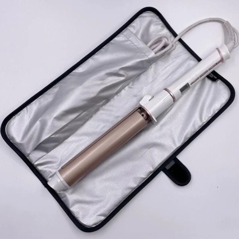 Waterproof Curling Iron Storage Bag Travel Case With Heat Resistant Layer For Makeup Professional Hairdresser Travel Use