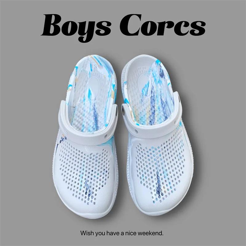 

Fashion Men s Trendy Soft Slippers 2024 New Fashion Thick Sole Anti Slip Beach Sandals Outdoor Vacation Casual Shoes Lightweight 45 серый