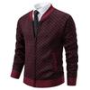 Cardigan casual da uomo, maglioni con colletto alla coreana in pile più spessi e caldi, capispalla autunno inverno da uomo, maglioni aderenti, giacche
