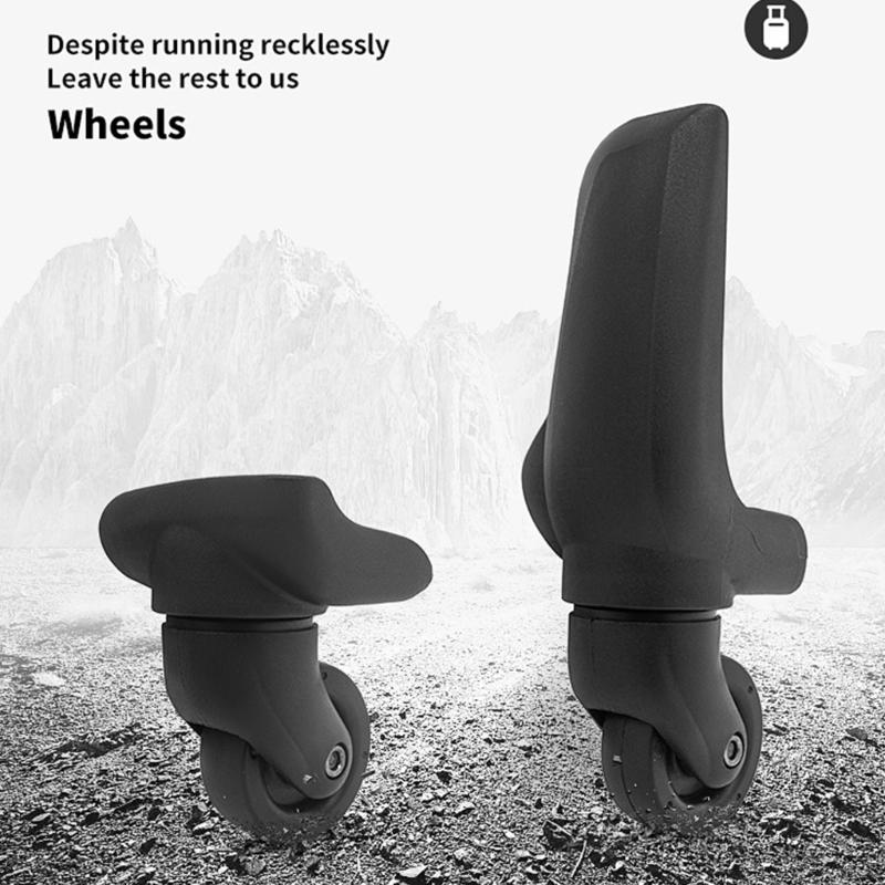 4pcs Luggage Caster Replacement Set Smooth Rolling And Practical Design Suitcase Spare Parts For Business Traveler