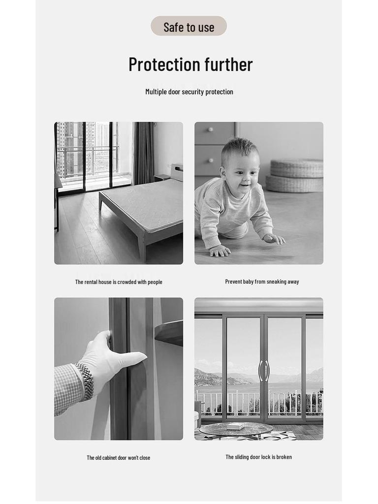 No-Drill Bathroom Door Latch: Simple Lock for Toilet & Sliding Doors