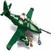SLUBAN Army Battle of Budapest ME-262 Fighter Aircraft Building Kit 338pcs Compatible with Major Brands