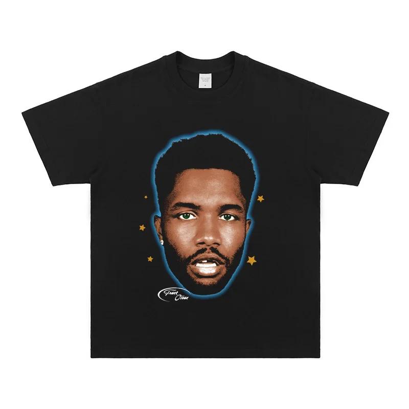 2025 Frank Ocean Rapper Hip Hop Blond Short Sleeve T-Shirt Men Cotton Streetwear Summer Women Fashion T Shirt Clothing Fans Gift